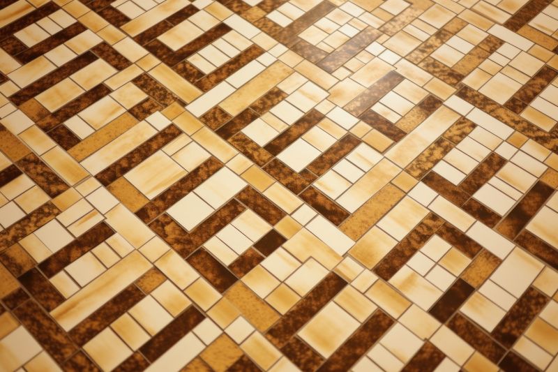 Mosaic Tile Floor Installation